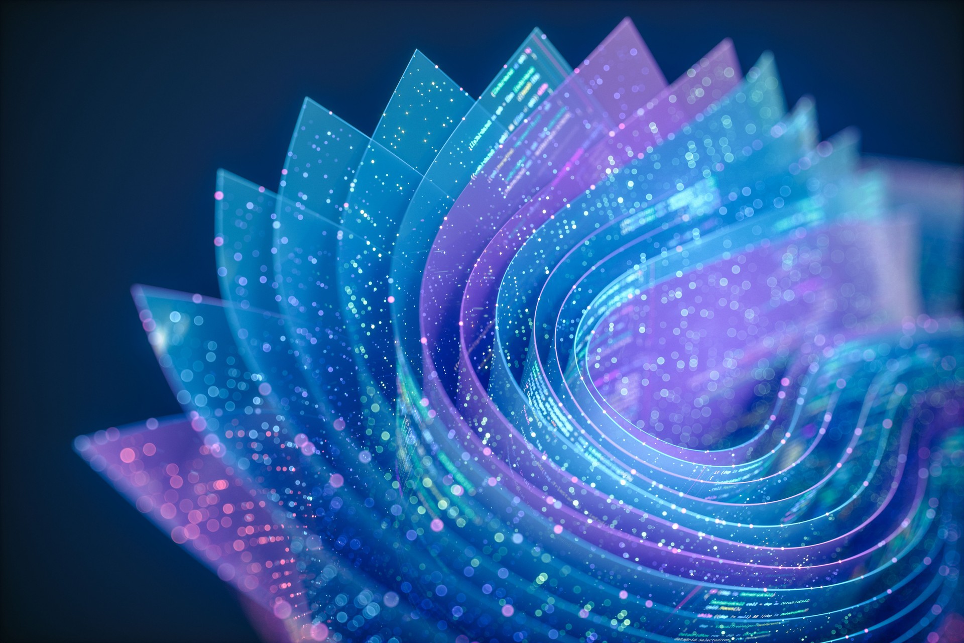 Agentic AI Interface with Layered Data Visualization